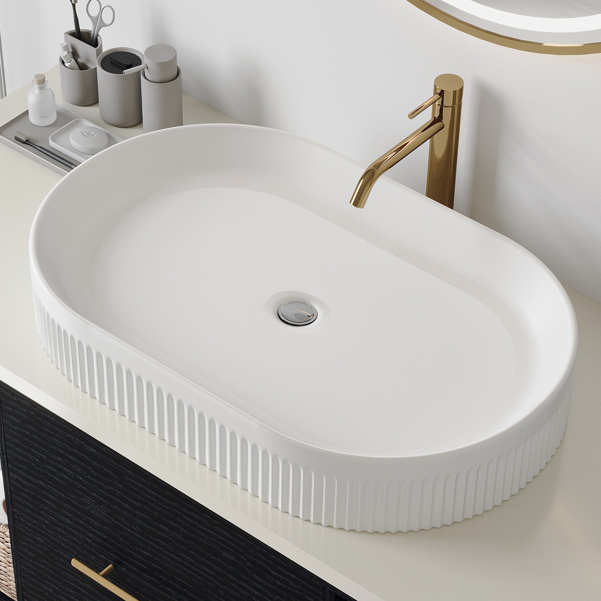 22.8-In Vessels Bathroom Vanity