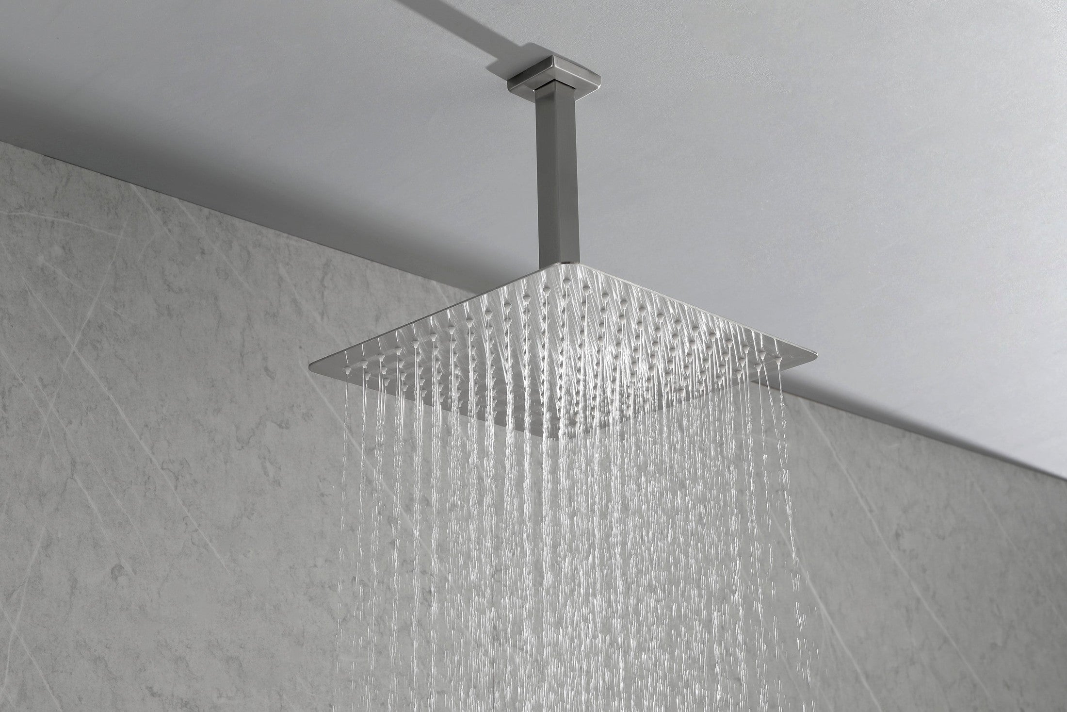 Rain Shower Head High Pressure Rainfall Showerhead Water Saving