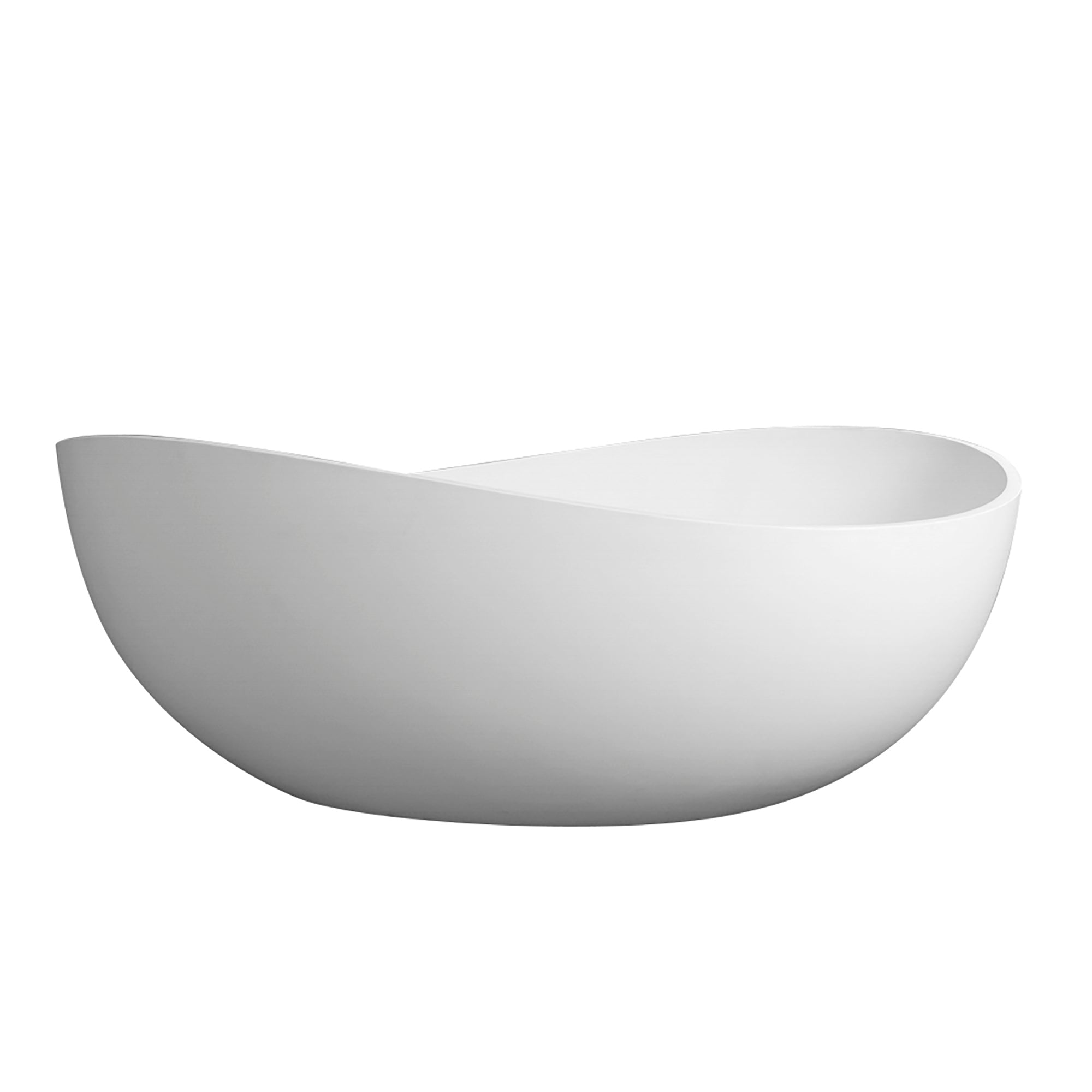 63' Premium Solid Surface Deep Soaking Bathtub