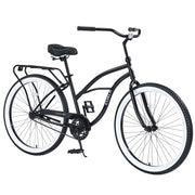 Single Speed Bicycles 26'Inch,Steel Frame, Wide Wheels for Stability, Rear Coaster Brakes,Multiple Colors Men's Beach Cruiser Bike