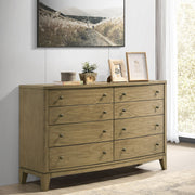 Menlo Natural Pine 8-drawer Dresser Cabinet