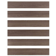 36PCS 12 MIL x 6 in. W x 36 in. L Peel and Stick Water Resistant Luxury Vinyl Plank Flooring, Brown (54 sq. ft. /case)