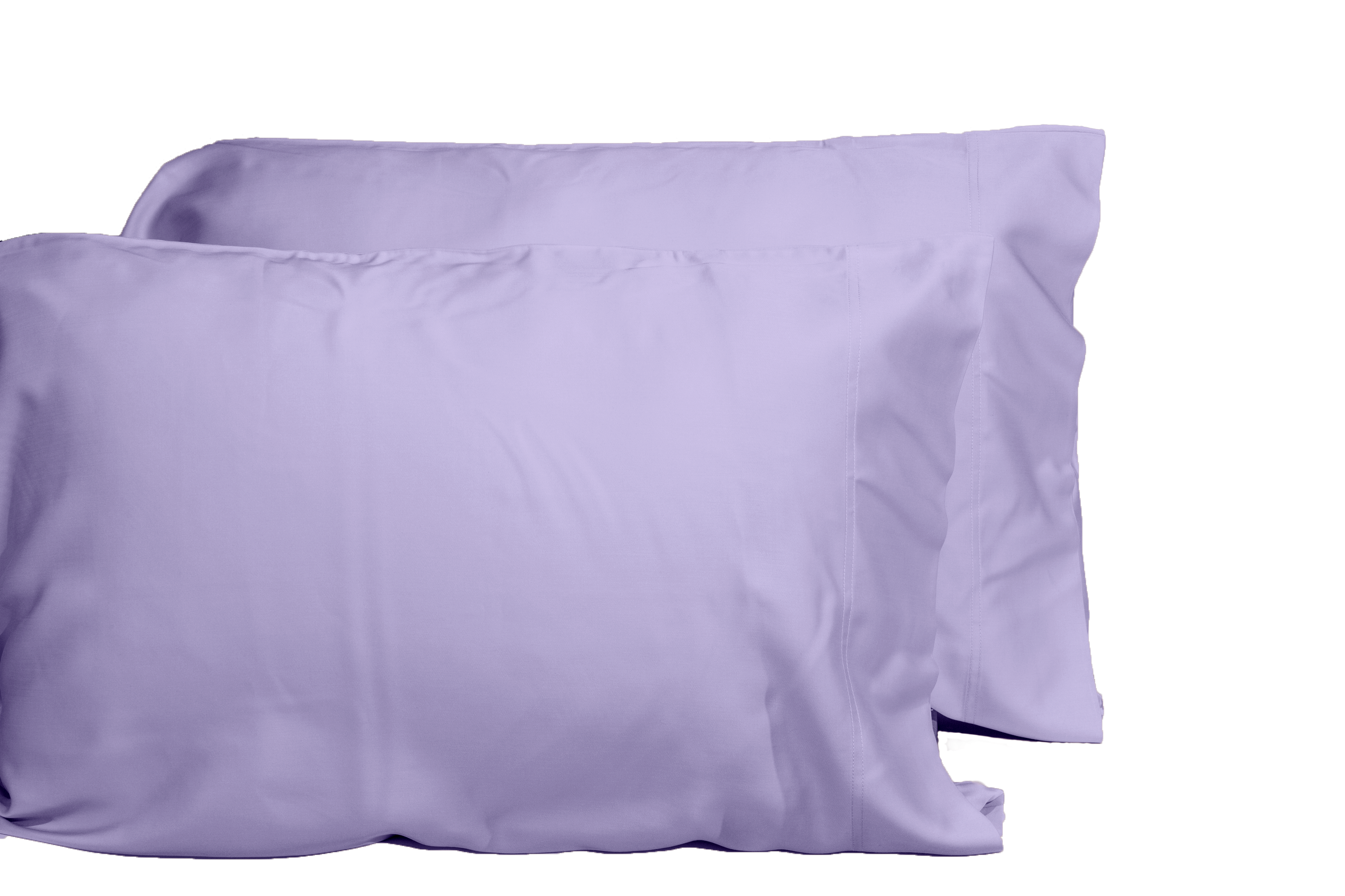 Luxurious Viscose from 100% Bamboo 2-Piece Pillowcase Set , Oeko-TEX Certified, King - Amethyst