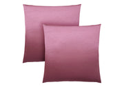 Pillows, Set Of 2, 18 X 18 Square, Insert Included, Decorative Throw, Accent, Sofa, Couch, Bedroom, Pink Hypoallergenic Polyester, Modern