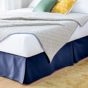 Linenspa 80gsm microfiber bedskirt, Full, Navy