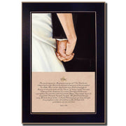 'I Do' By Bonnie Mohr, Printed Wall Art, Ready To Hang Framed Poster, Black Frame