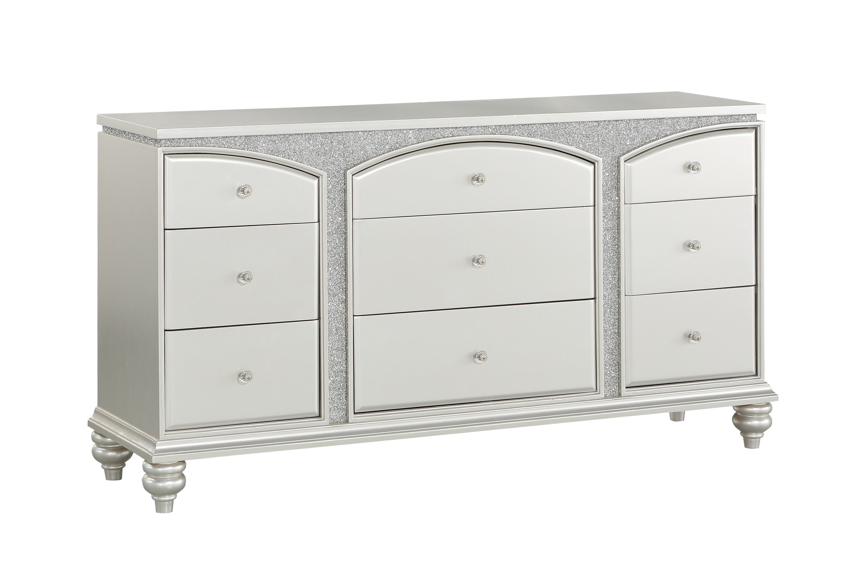 Maverick Platinum Finish Dresser