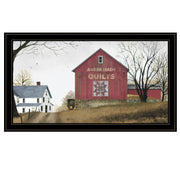 'The Quilt Barn' By Billy Jacobs, Ready to Hang Framed Print, Black Frame