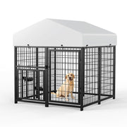 Large Dog Kennel Outdoor Pet Pens Dogs Run Enclosure Animal4'L x 4'W x 4.25'H