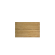 Wall mount cabinet WITHOUT basin, Natural oak color, with two drawers,KD