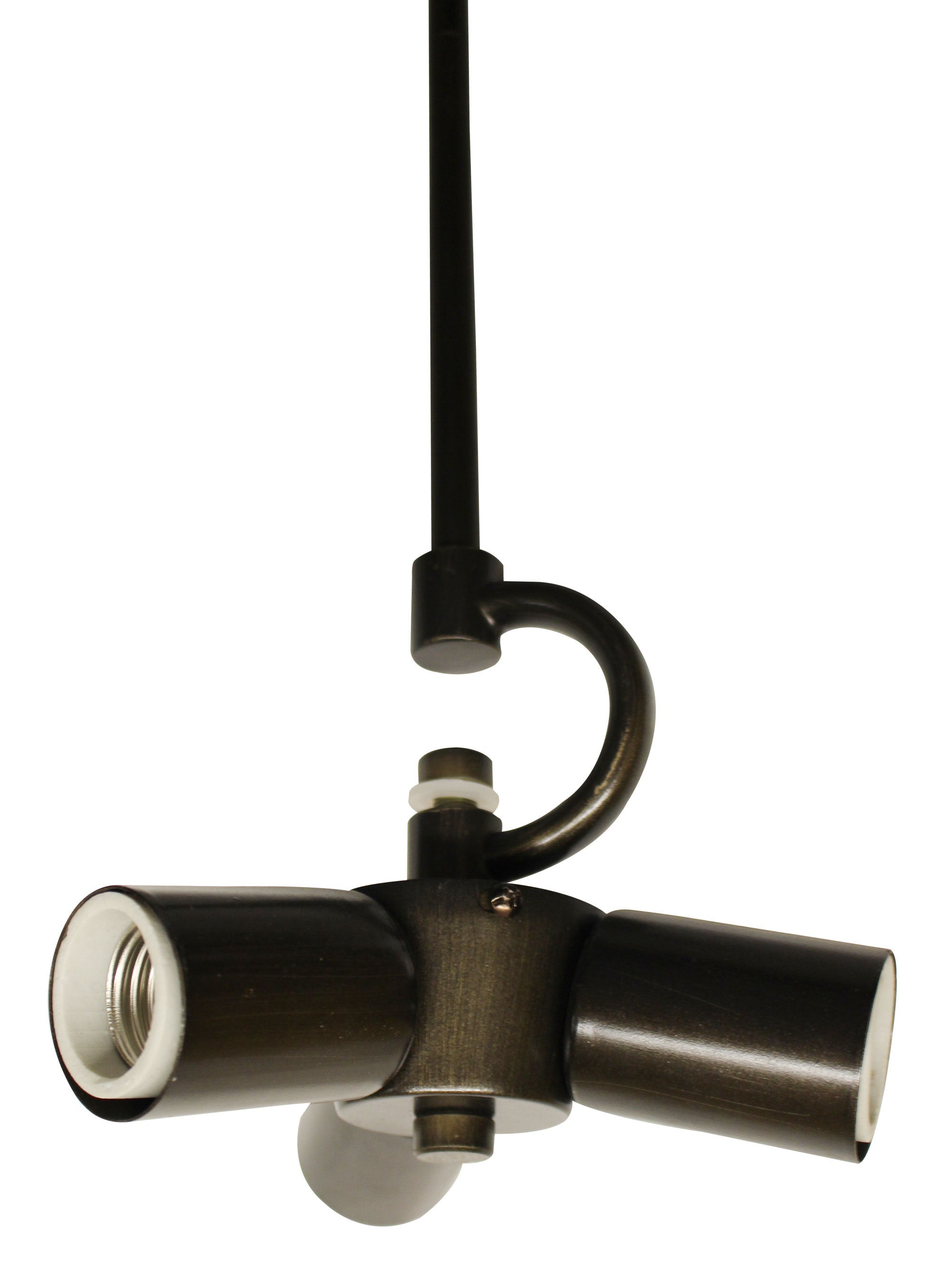 Oil Rubbed Bronze Color Pendant Light Fixture for 3 Lights, Vintage Ceiling Hanging Light Fixture for Home Lightning