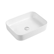 DAX  Ceramic Rectangle Bathroom Vessel Basin White Glossy - (20' x 16.5')