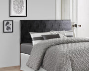Contemporary Casual Black Bed Frame