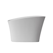 51' solid surface soaking bathtub