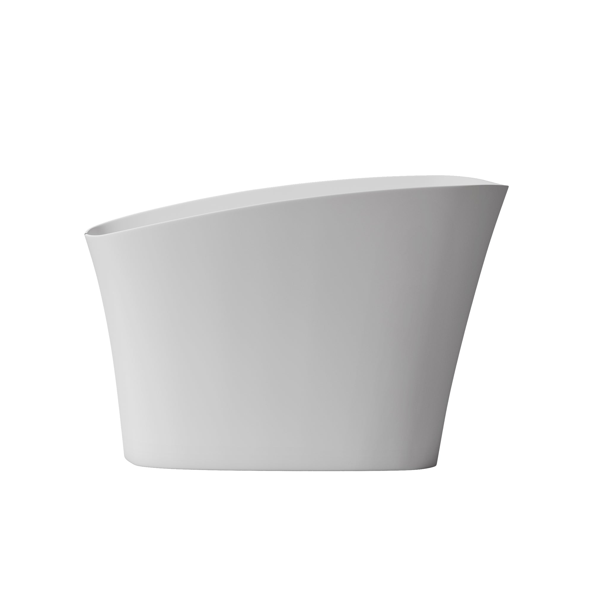 51' solid surface soaking bathtub