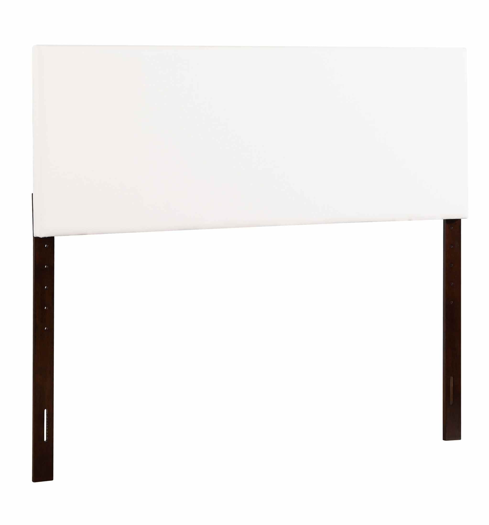 Elegant White Casual Full Headboard