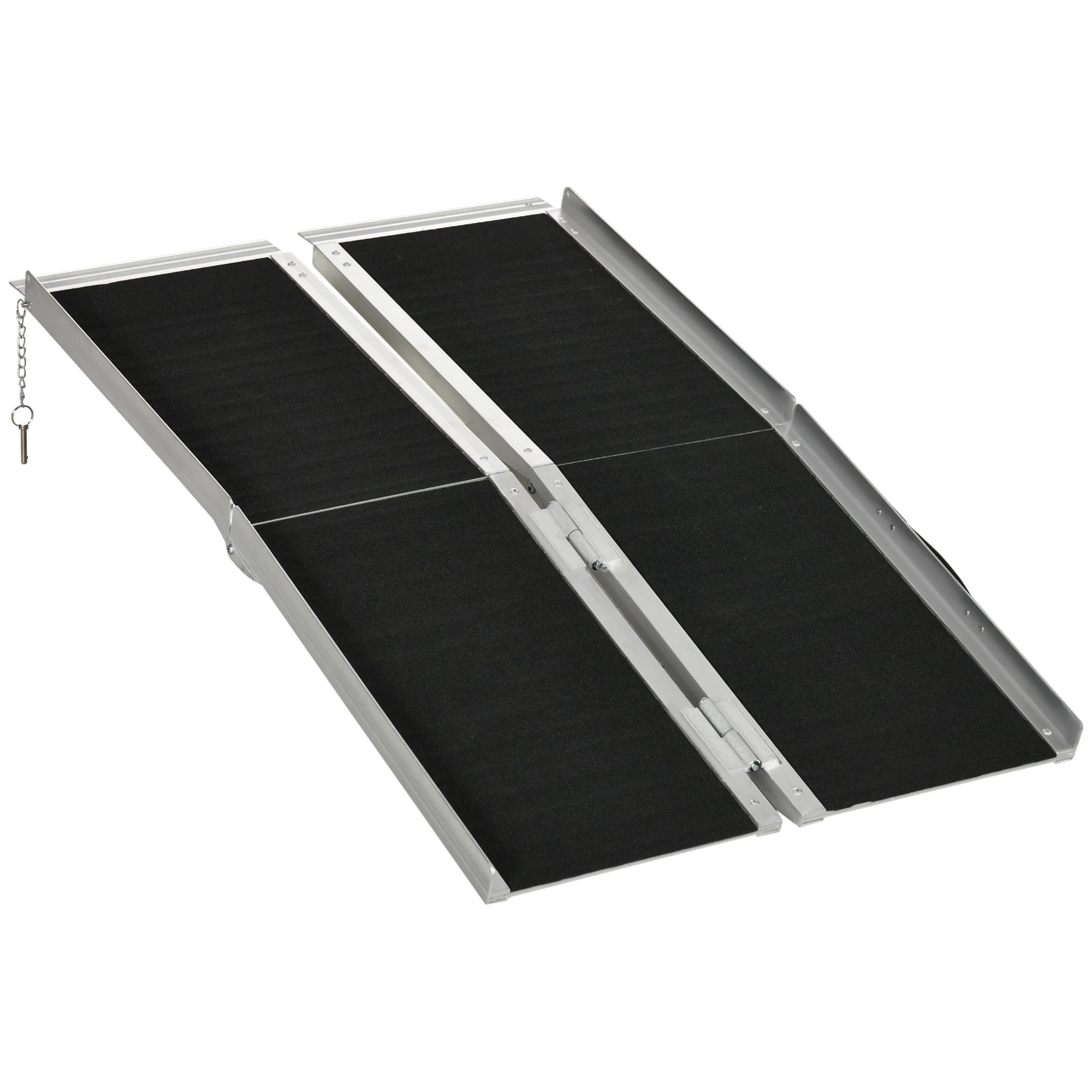 Portable Portable Wheelchair Ramp for Home, Threshold Handicap Ramp
