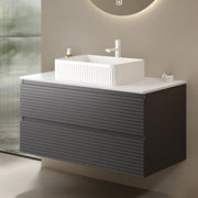 VEDO/VENO 36' Wall Mounted Plywood Cabinet without basin, Gray