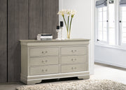 LouisPhillipe G02103-D Dresser , Silver Champagne