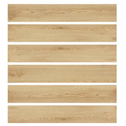 36PCS 12 MIL 6 in. x 36 in. Peel and Stick Vinyl Flooring, UV Surface Flooring Tile in Light Oak, Water-Resistant(54 sq. ft.)