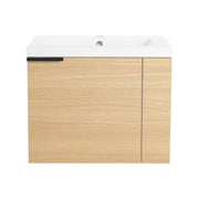 Modern Oak 24' Bathroom Vanity Sink Combo with Spacious Storage and Plywood Construction