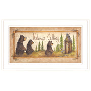 'Natures Calling' by Mary Ann June, Ready to Hang Framed Print, White Frame