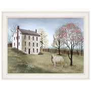 'Spring at White House Farm' by Billy Jacobs, Ready to Hang Framed Print, White Frame