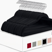 Black Velvet hanger, 50pack