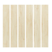 30PCS 12 MIL 6 in. x 36 in. 1.8mm Light Wood Peel and Stick Vinyl Flooring, UV Flooring Tile, Water Resistant (45 sq. ft./box)