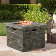 35' SQUARE MGO FIRE PIT - 40000 BTU.