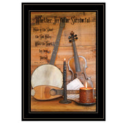 'Music' By Billy Jacobs, Ready to Hang, Ready to Hang Framed Print, Black Frame