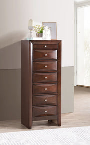 Marilla G1525-LC 7 Drawer Lingerie Chest , Cappuccino