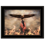 'Blaze of Glory' by Lori Deiter, Ready to Hang Framed Print, Black Frame