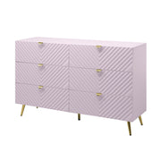 Gaines Pink High Gloss Finish Dresser