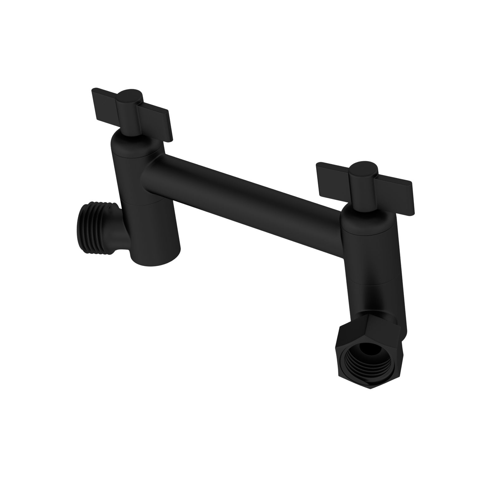 Sleek Design 4' Stainless Steel Shower Arm Extension Black Finish