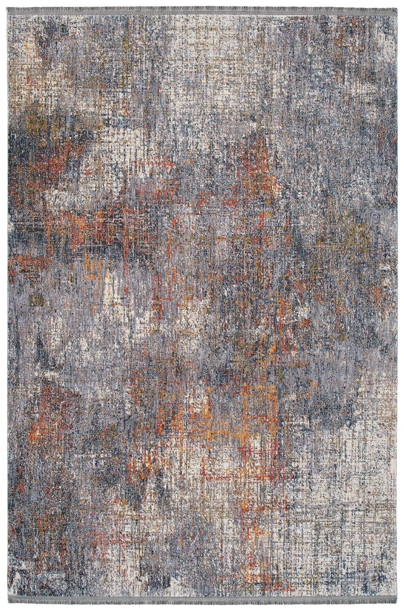 Modern, Abstract, Cut Pile 1'10' x 2'6' Rectangle Throw Rug