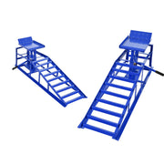 SuxiDi Automotive Hydraulic Car Truck Service Ramps Lifts Blue Iron 45 Inch