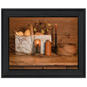 'Gathering the Harvest' by Billy Jacobs, Ready to Hang Framed Print, Black Frame