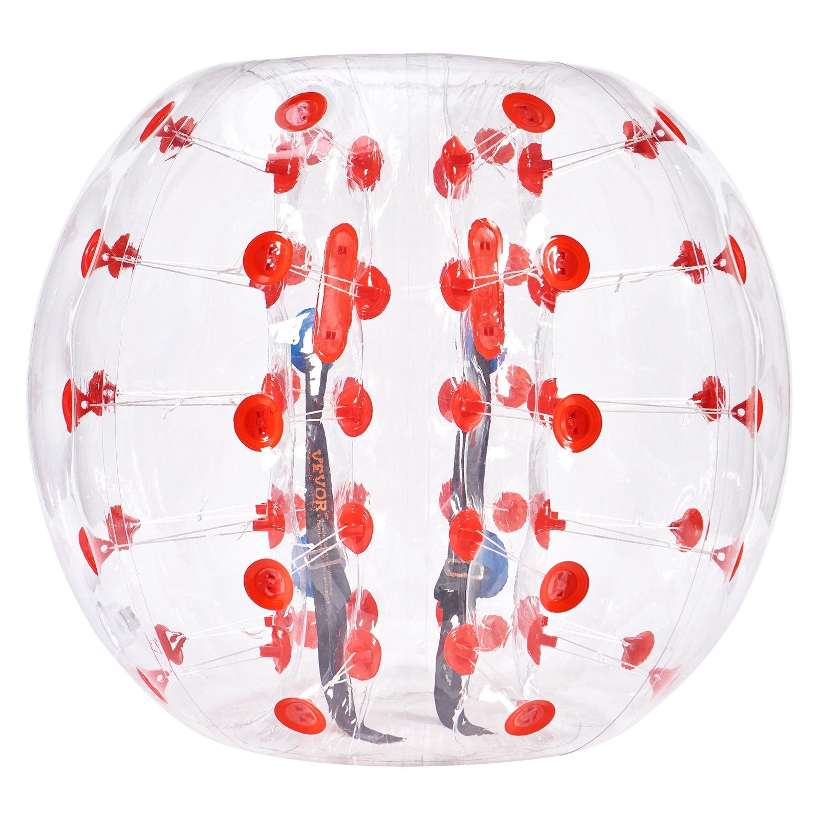 Inflatable Bumper Ball 1-Pack, 4FT/1.2M Body Sumo Zorb Balls for Teen, 0.8mm Thick PVC Human Hamster Bubble Balls for Outdoor Team Gaming Play, Bumper Bopper Toys for Garden, Yard, Park