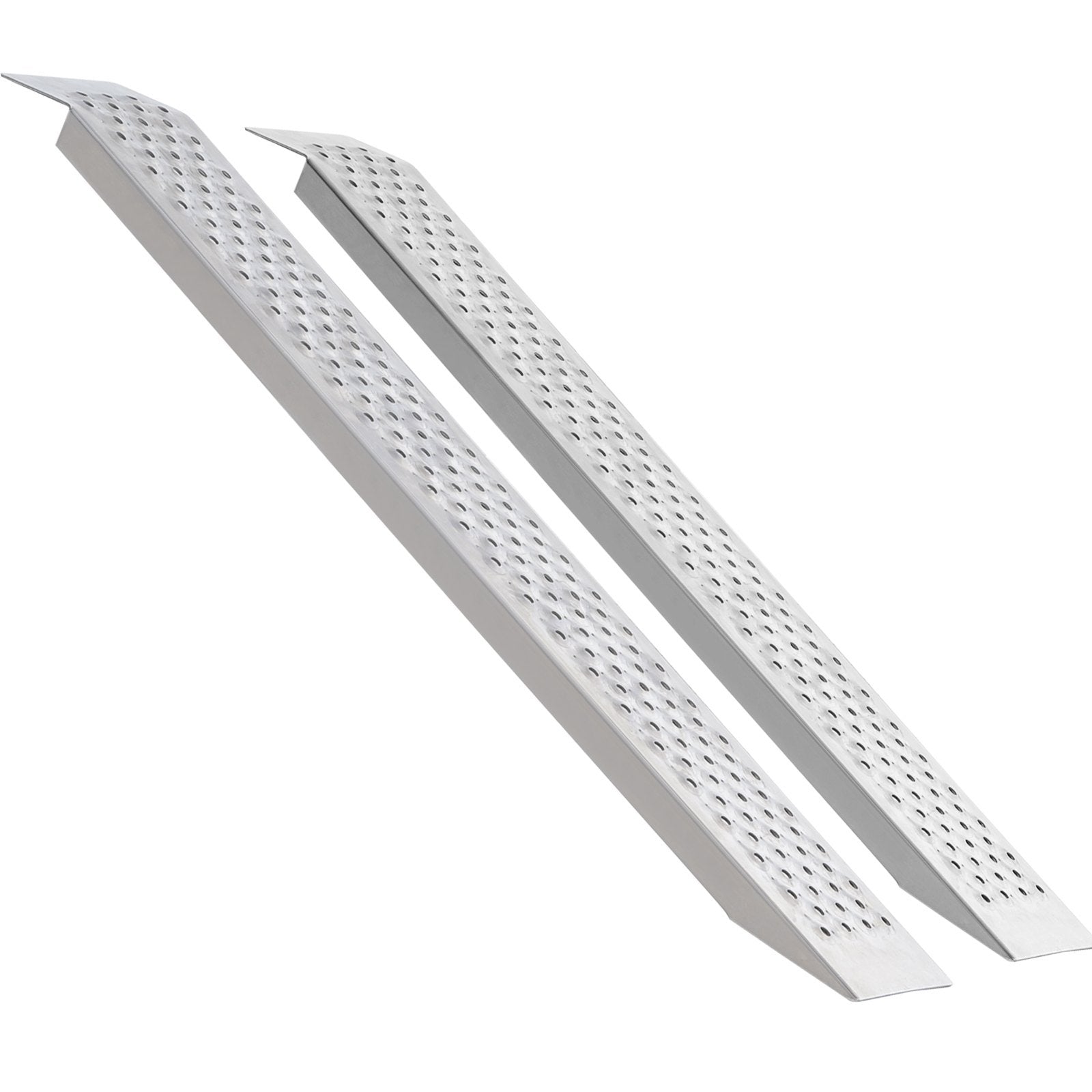 47.2' x 8.5' Aluminum Ramps 880 LBS Capacity Loading Ramps 2PCS