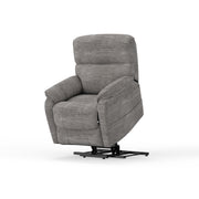 Global Home Lucie Dove Plush Fabric Power Lift Chair