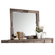 Andria Reclaimed Oak Finish Mirror