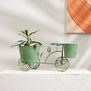 Decorative Green Patina Flower Pot Holder-16.5x7x7.5'