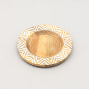 Handcrafted 13' Wood Charger Plate| Wooden Dinning Placemat|Artisan Wood Tableware