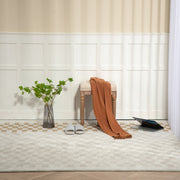 Small Padded Bench, Square Upholstered Rustic Ottoman Bench, Vanity Stools for Bedroom