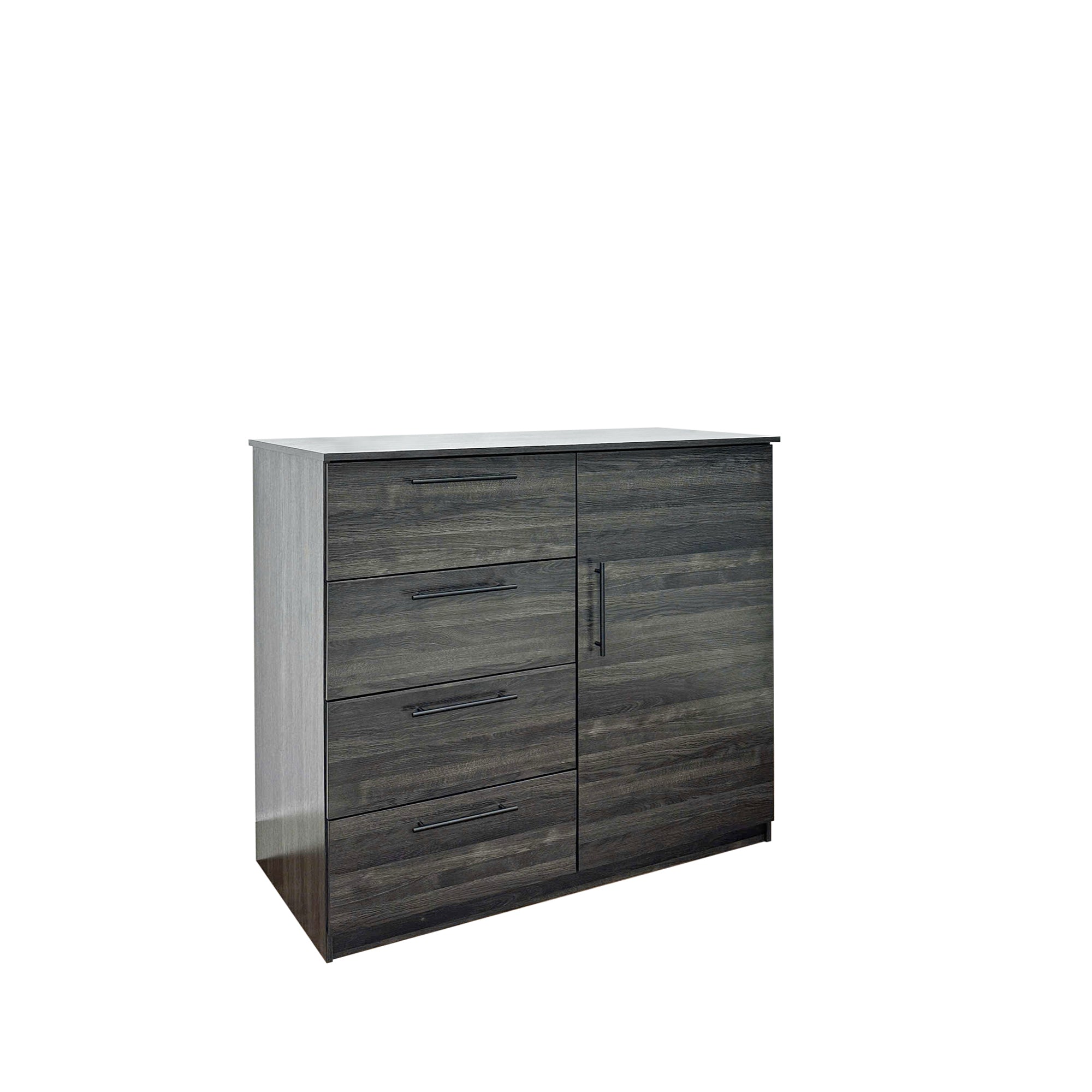 Robin Gentleman's Chest in Gray with Extra Deep Drawer Storage and Eco-Friendly Wood