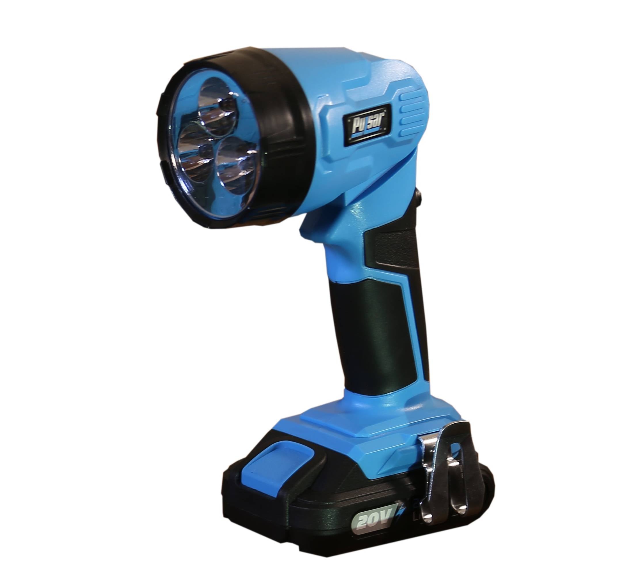 20V Cordless 1.3Ah Lithium-Ion Drill & Flashlight Kit Cordless Lamp
