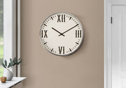 Clocks, 20' Round, Wall Clock, Black, White, Modern