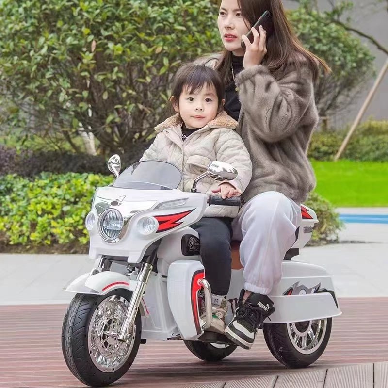 kids motorcycle,ride on motorcycle,Kids Electric motorcycle 12V  two seat  motorcycle for kids, Motorbike for Kids with Key start /3 wheels Headlight/Storage Box/ two motor/ two seat