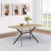 Hanover Light Brown 53-inch Composite Wood Dining Table